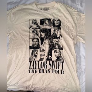 Cream Taylor Swift Eras Tour Official Merch T Shirt